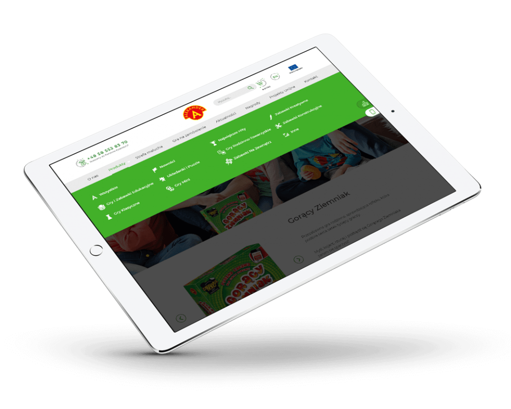 katalog produktów mobile dla Alexander