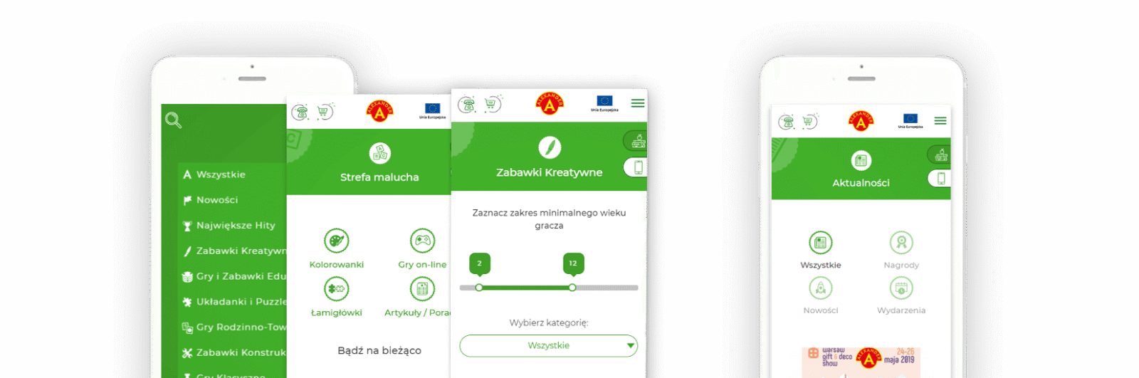 katalog produktów mobile friendly dla alexander
