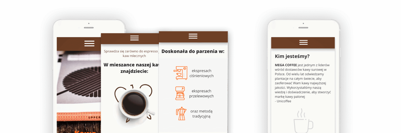 strona www wizytówka_unicoffee mobile friendly