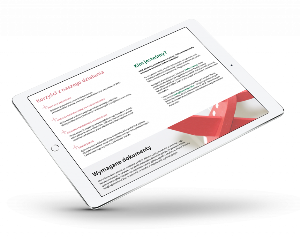 landing page_best alimenty mobile